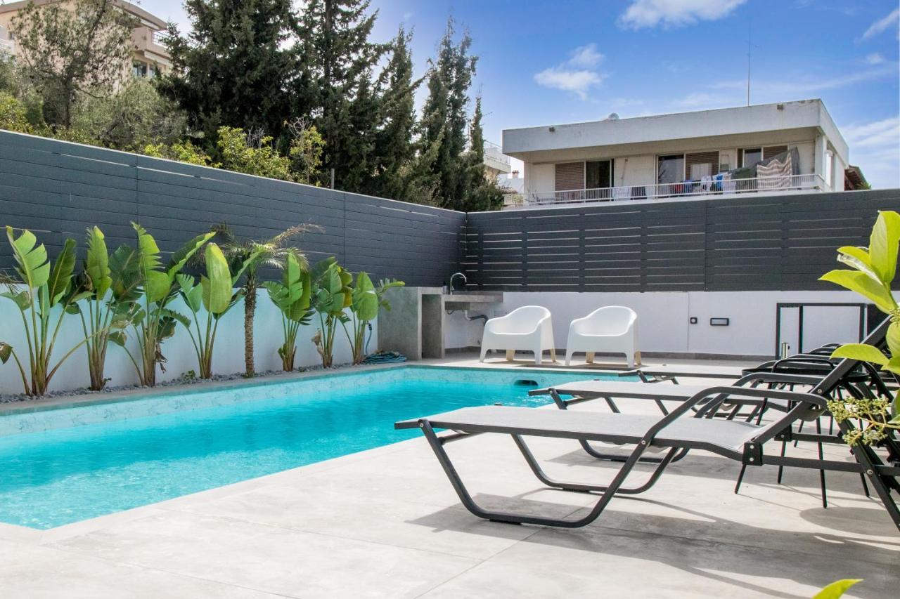 Pool Voula Apartment Close To Kavouri Beach By Cielo Homes Aten Exteriör bild